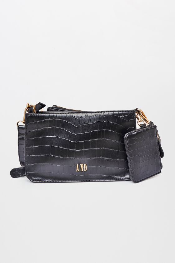Black Sling Bag, , image 7